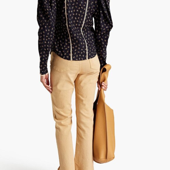 Reafi lace-trimmed printed cotton-mousseline blouse - Picture 7 of 7